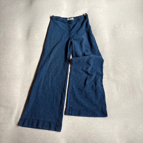 Rachel Comey Denim - Wide Leg Lightweight Denim Pants by RACHEL COMEY